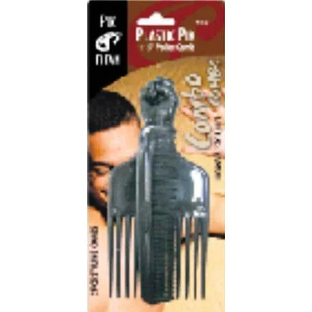 Titan Plastic Hair Pik Black