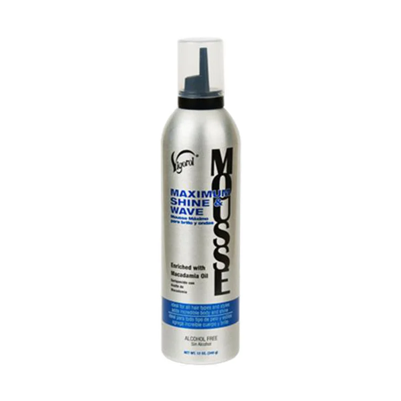 VIGOROL Mousse [MAXIMUM SHINE & WAVE] 12oz