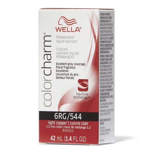 Wella Color Charm 544 Liquid Haircolor - Light Copper 1.4Oz