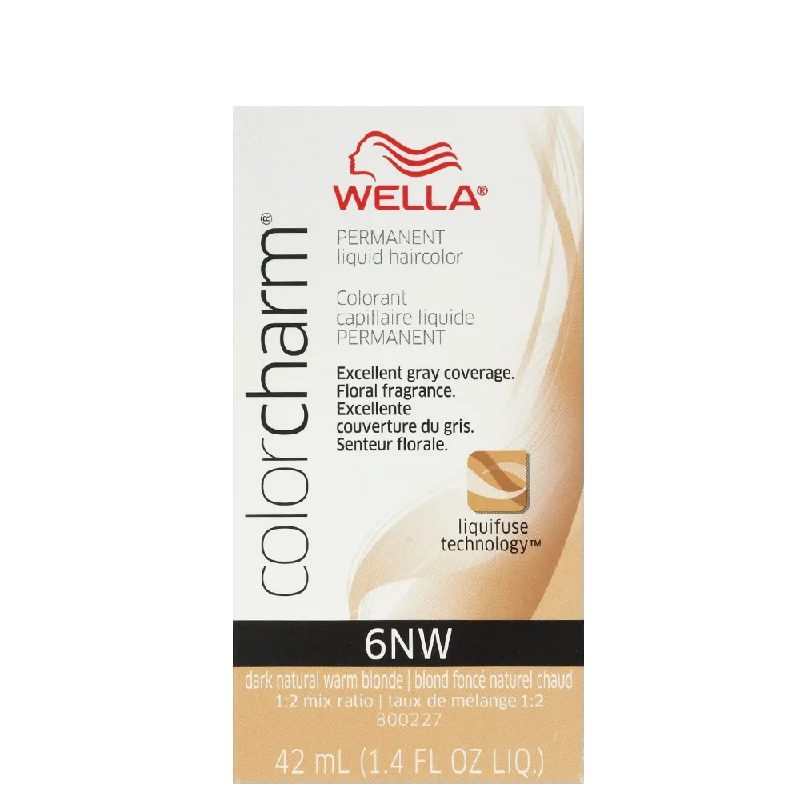 Wella Color Charm 006 Nw Permanent Liquid Haircolor Dark Natural Warm Blonde - 1.4 Fl Oz