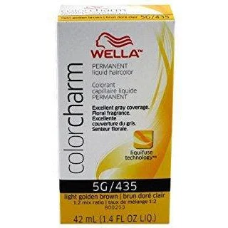 Wella Color Charm 435 Permanent Liquid Haircolor Light Golden Brown 1.4Oz