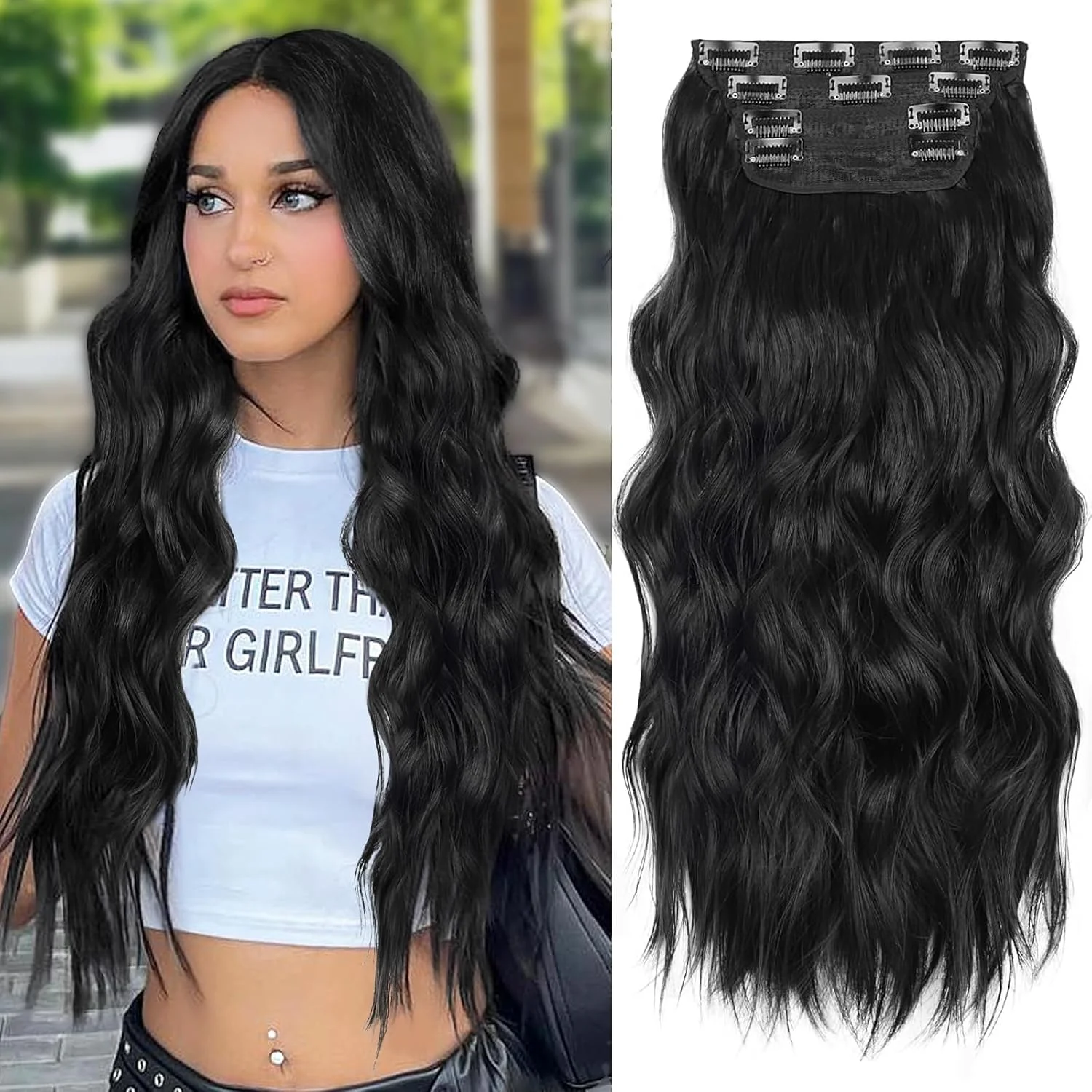 Synthetic fiber wigs